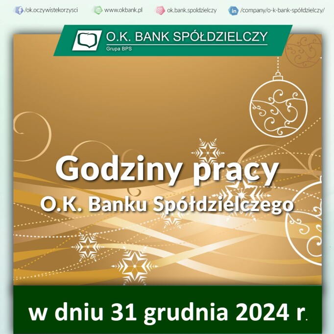 na fb godziny pracy w dniu 31 12 2024